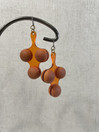 E226 Aarikkas Nano earrings, orange