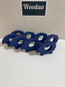 N136 Aarikan Kattauskaritsa servettirenkaat 8 kpl