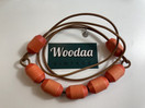K245 Aarikkas necklace, orange