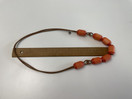 K245 Aarikkas necklace, orange