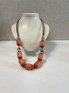 K245 Aarikkas necklace, orange