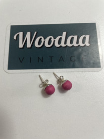 E250 Aarikka Marja Earrings purple