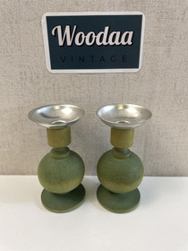 H133 Aarikkas Pikkiriikkinen candlesticks 2 pcs