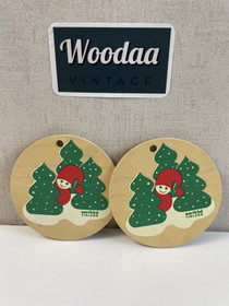 O40 Aarikka elf coasters 2 pcs, Kuiske Kuuluu