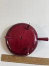 R34 Tripod dish, red