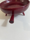 R34 Tripod dish, red