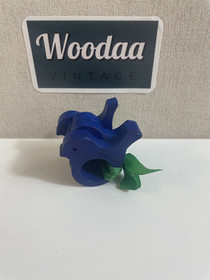 N146 Aarikan Kyyhky siniset servettirenkaat