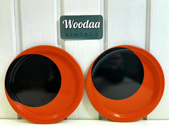 D48 Aarikka Tuliaisasetit peltilautaset 2kpl