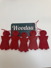 C141 Aarikkas Christmas angels 5pcs