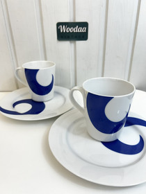 G81 Aarikka coffee mugs and plates