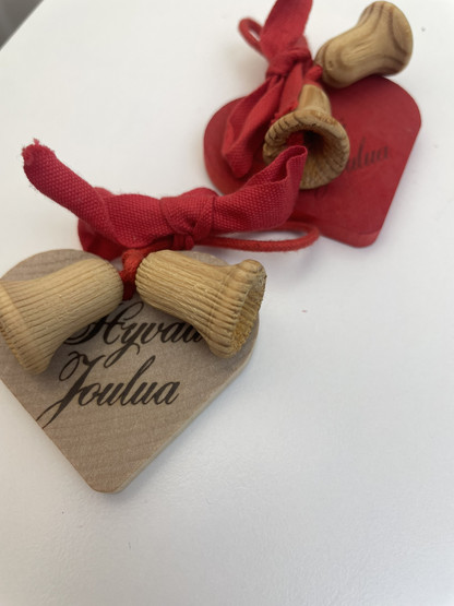 C144 Aarikan sydänkoristeet 2kpl