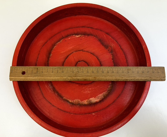 L59 Punainen vaneri kulho