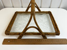  L50 Rattan glass tray