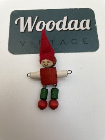 B412 Aarikka brooch, Christmas elf