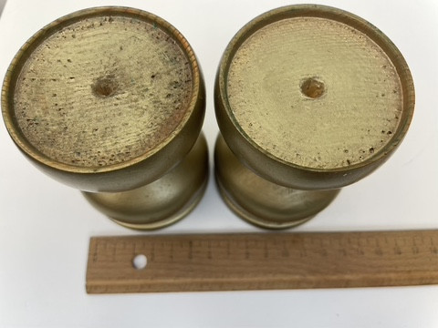 H316 wooden Candelsticks 2 pcs