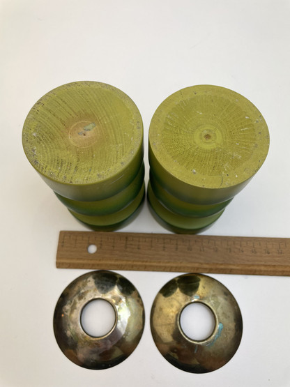H361 puiset kynttilänjalat 2 kpl