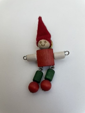B412 Aarikka brooch, Christmas elf