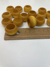 N46 Aarikka yellow napkin rings 17 pcs