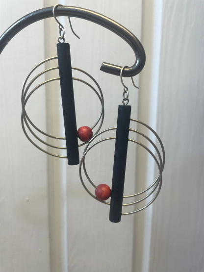 E443 Aarikka Ufo earrings 