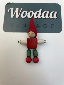 B444 Aarikka brooch, Christmas elf