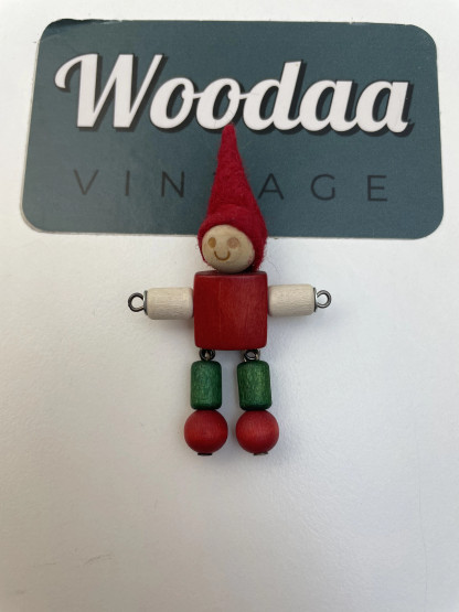 B444 Aarikka brooch, Christmas elf