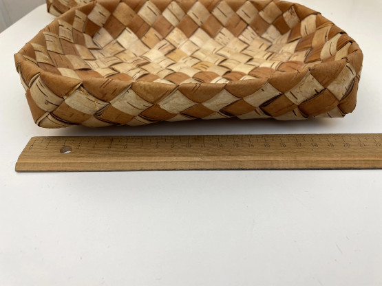 V140 birchbark baskets 2 pcs