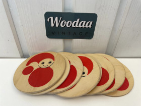 O40 Aarikka elf coasters 8 pcs