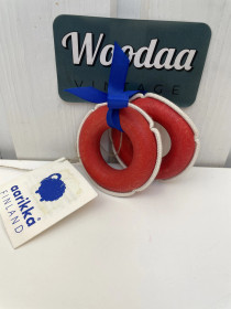 N217 Aarikkas napkin rings 2pcs, Kipparinrenkaat