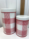 J68 Aarikkas tin cans 2 pcs, Ruudut