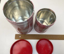 J68 Aarikkas tin cans 2 pcs, Ruudut