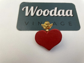 B451 Aarikkas heart brooch