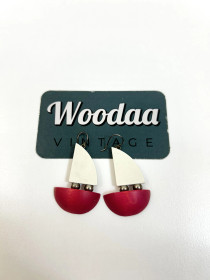 E405 Aarikka sailboat earrings