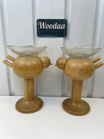 H318 Aarikkas candlesticks 2 pcs, Tulilintu