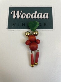 B343 Aarikan nalle pinssi