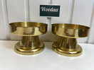H246 Aarikkas Välke Brass Candlesticks