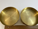 H246 Aarikkas Välke Brass Candlesticks