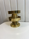 H246 Aarikkas Välke Brass Candlesticks