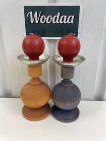 H203 Aarikkas Pikkiriikkinen candlesticks 2pcs