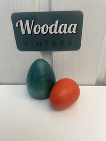 V176 Aarikka wooden eggs 2 pcs