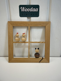 M141 Aarikkas window ornament, Kissa ja Linnut