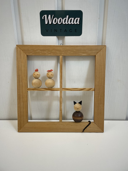 M141 Aarikkas window ornament, Kissa ja Linnut