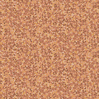 Punertava pikkukukkakuvioinen puuvillakangas 100 P