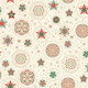 Vaalea tähtikuvioinen kultasomisteinen puuvillakangas Crystal Cream 103 Q