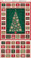 Joulukalenteri-puuvillakangaspaneeli Advent 1101