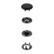 Jerseynepparit, 12 mm, musta, 20 kpl