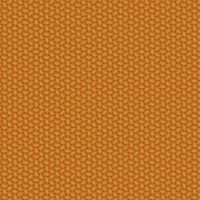 Murrettu tummanoranssi lehtikuvioinen puuvillakangas 1548 Y