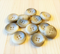 Vaaleanbeige takinnappi, 22mm