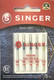 Singer Farkkuneula, lajitelma koot 90-100-110, 5 kpl