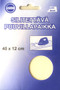 Silitettävä puuvillapaikka, luonnonvalkoinen
