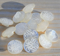 Koristeellinen kantanappi, 13 mm